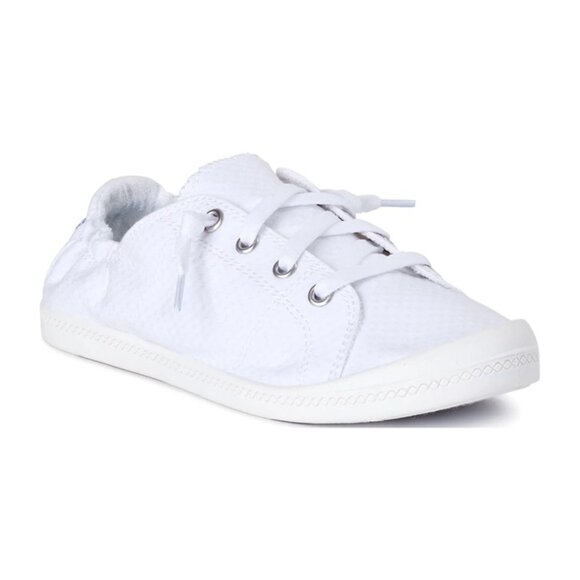Time and Tru Shoes - WIDE WIDTH WHITE and Tru Women's Scrunch Back Slip-On Sneaker sizes variable
